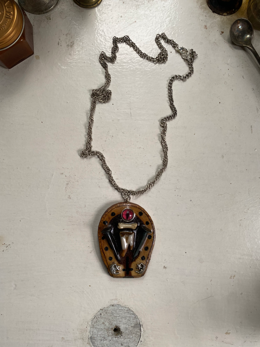 Oddity Wooden Necklace image 0