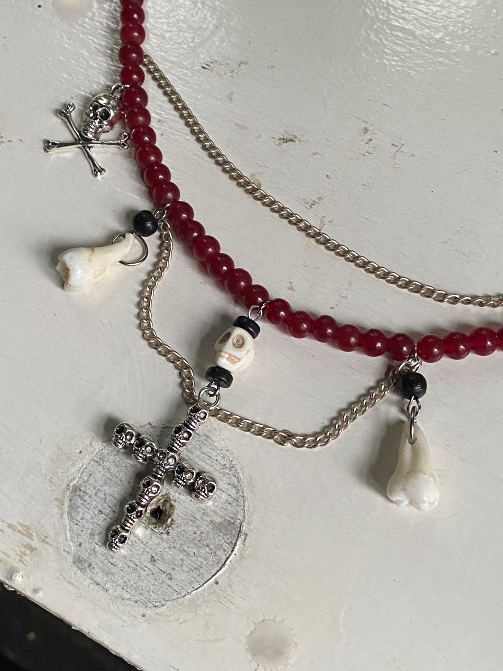 Human Wisdom Teeth Necklace image 1