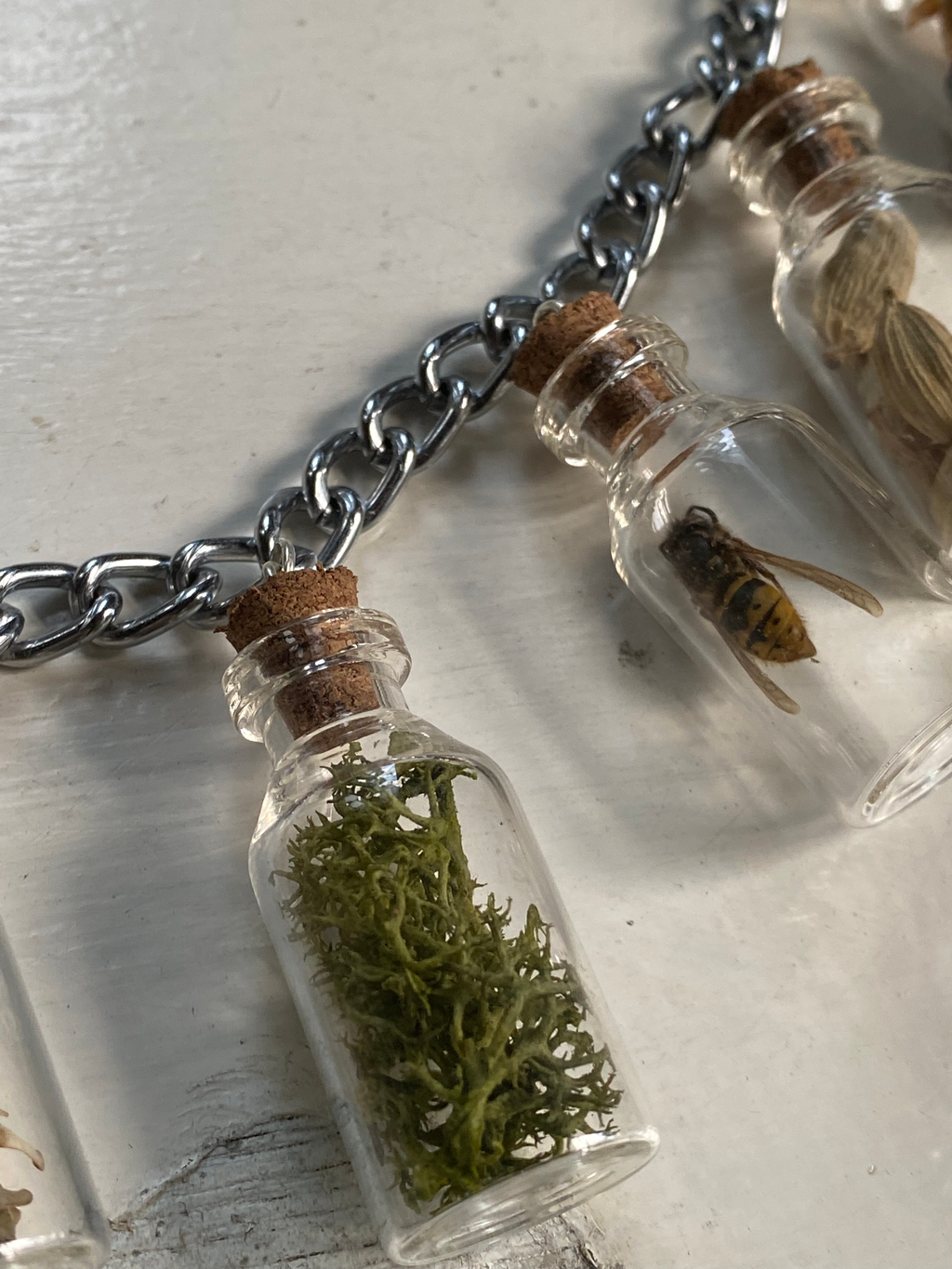 Oddity Filled Glass Vials Necklace image 4