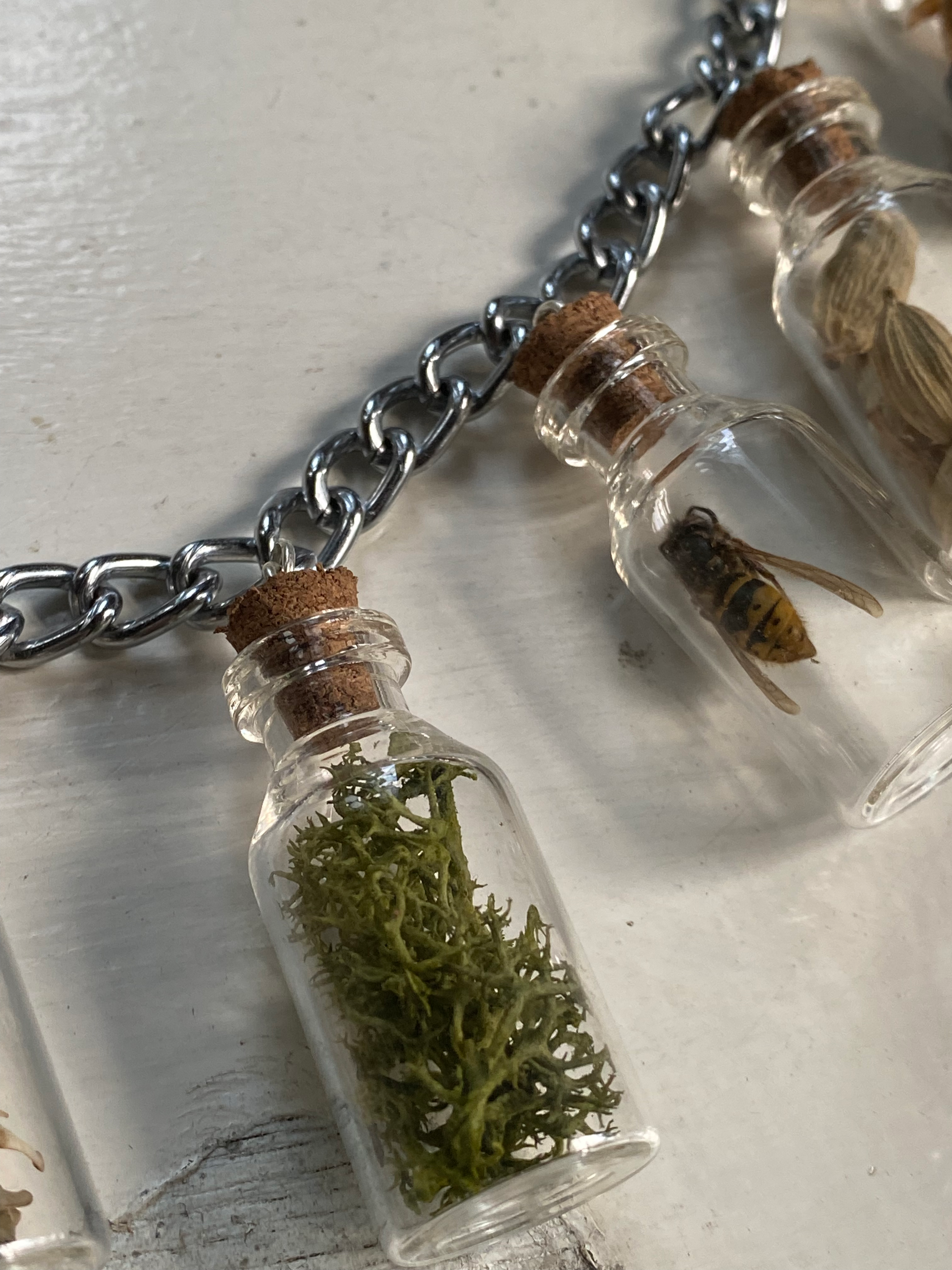 Oddity Filled Glass Vials Necklace image 4