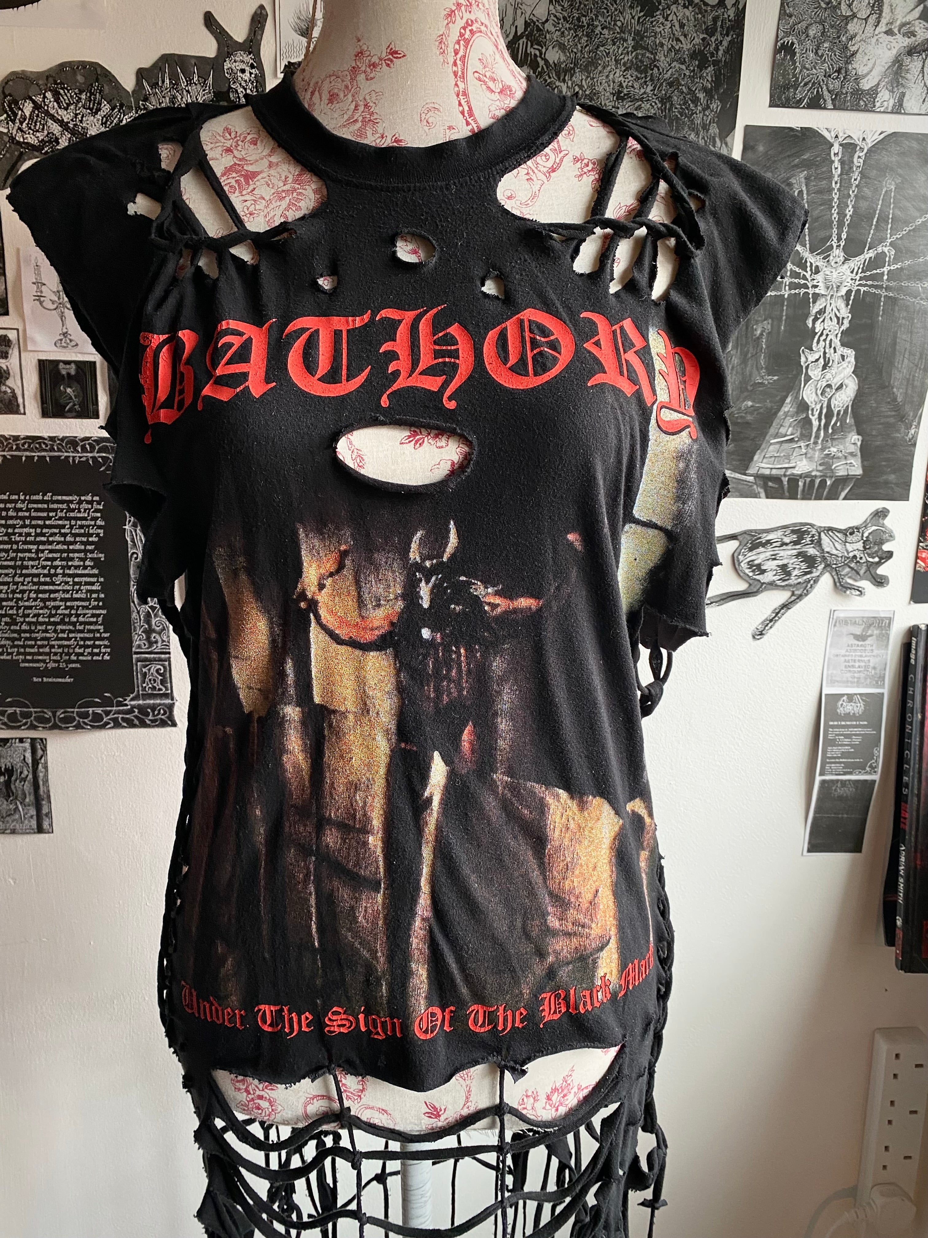 Upcycled ‘Bathory’ T-Shirt Dress