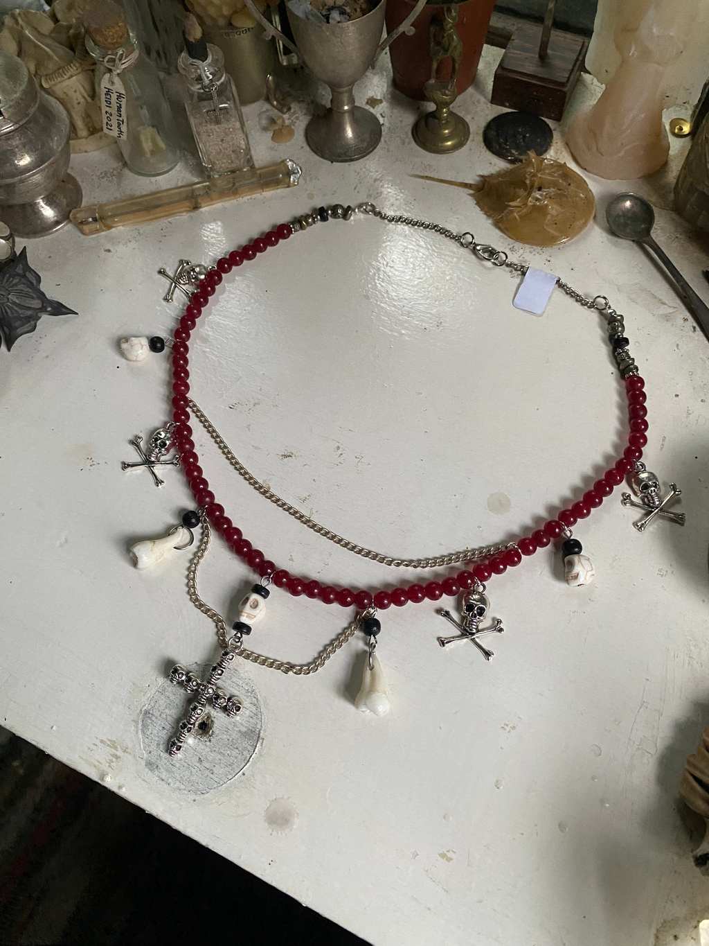 Human Wisdom Teeth Necklace image 0