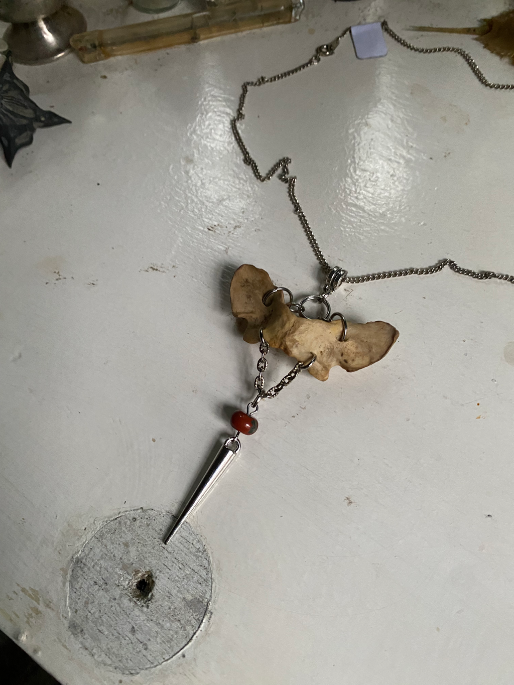 Pelvic Bone and Spike Necklace image 2