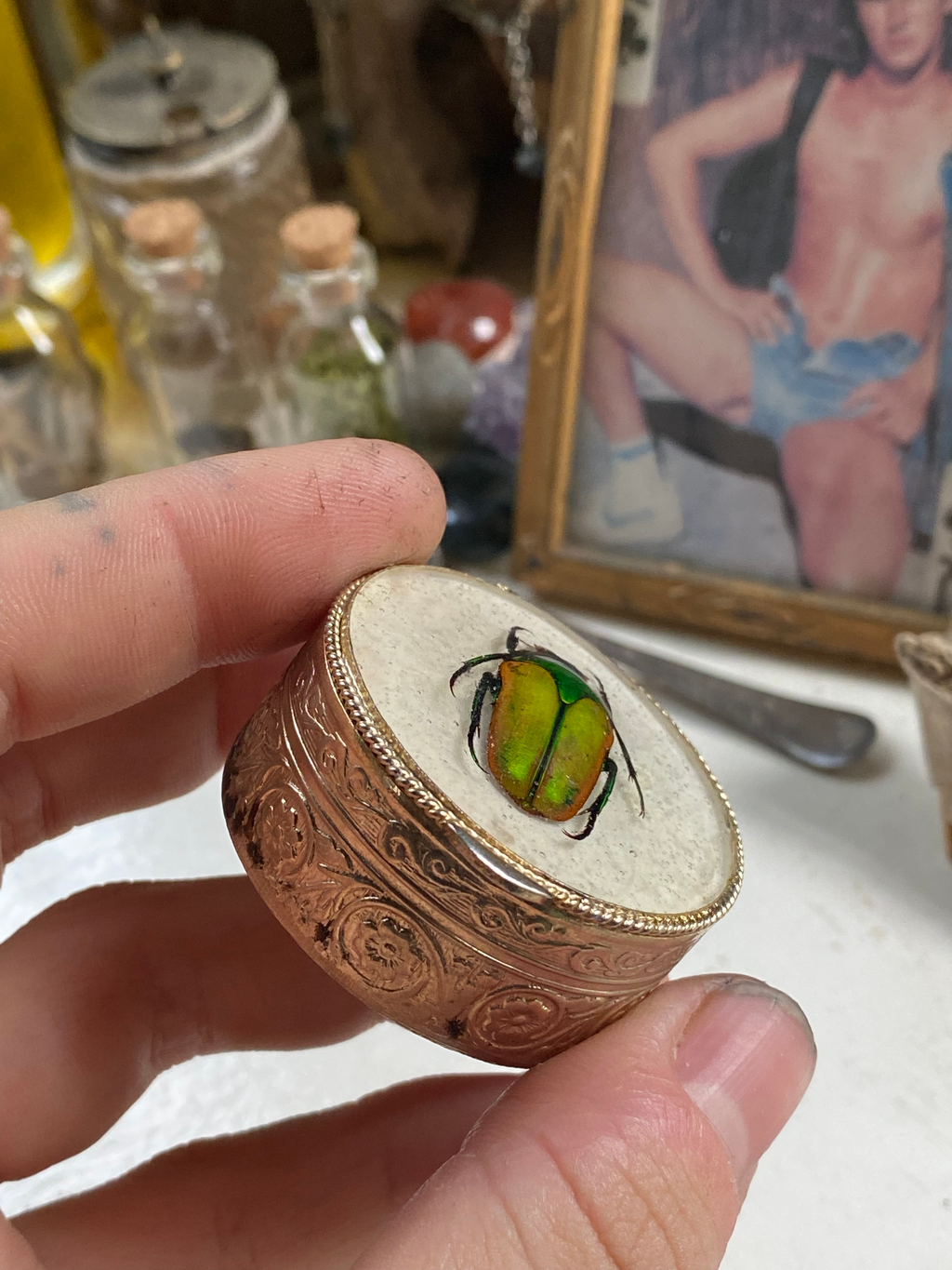 Scarab Beetle Pill Box image 1