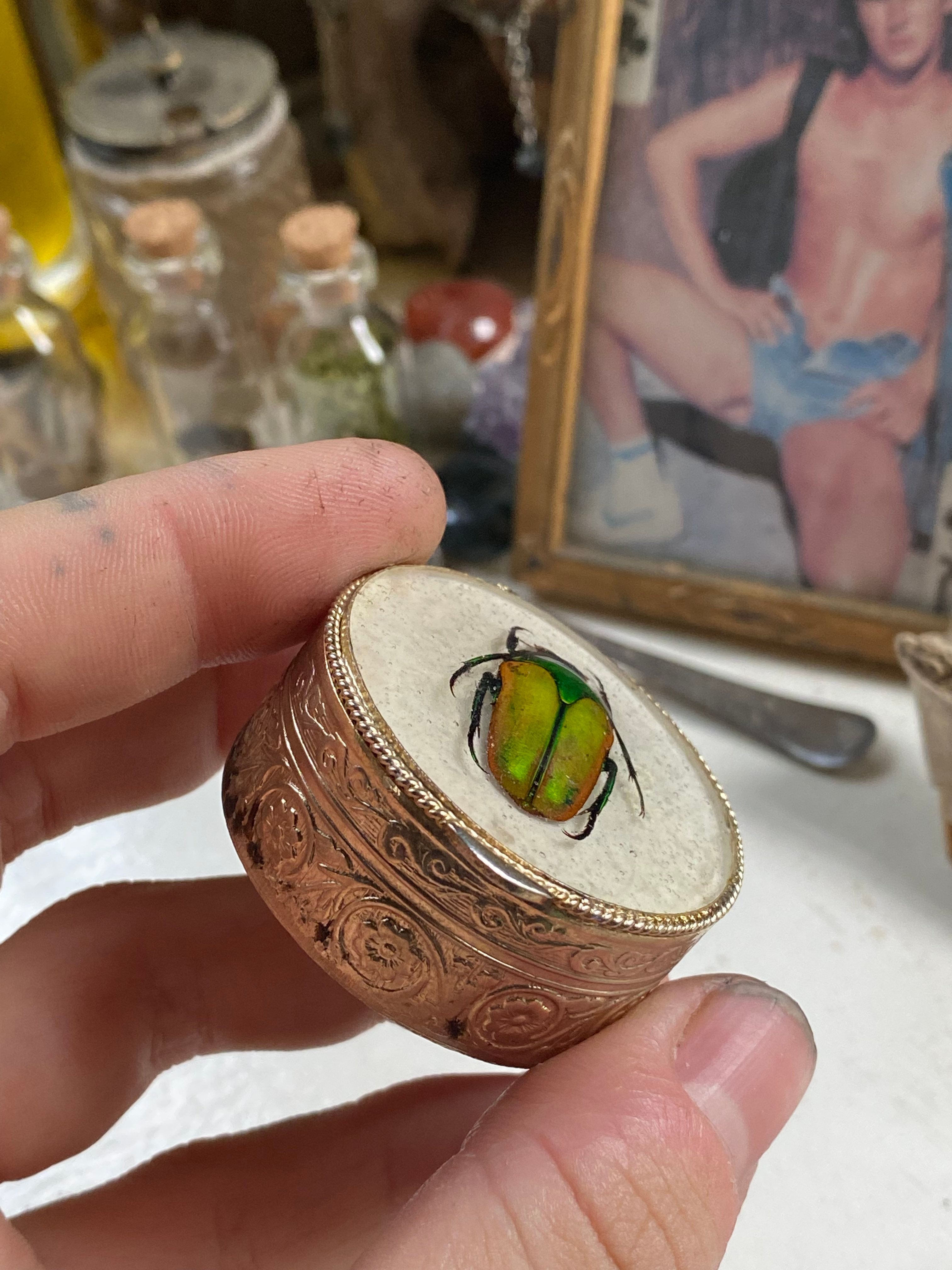 Scarab Beetle Pill Box image 1
