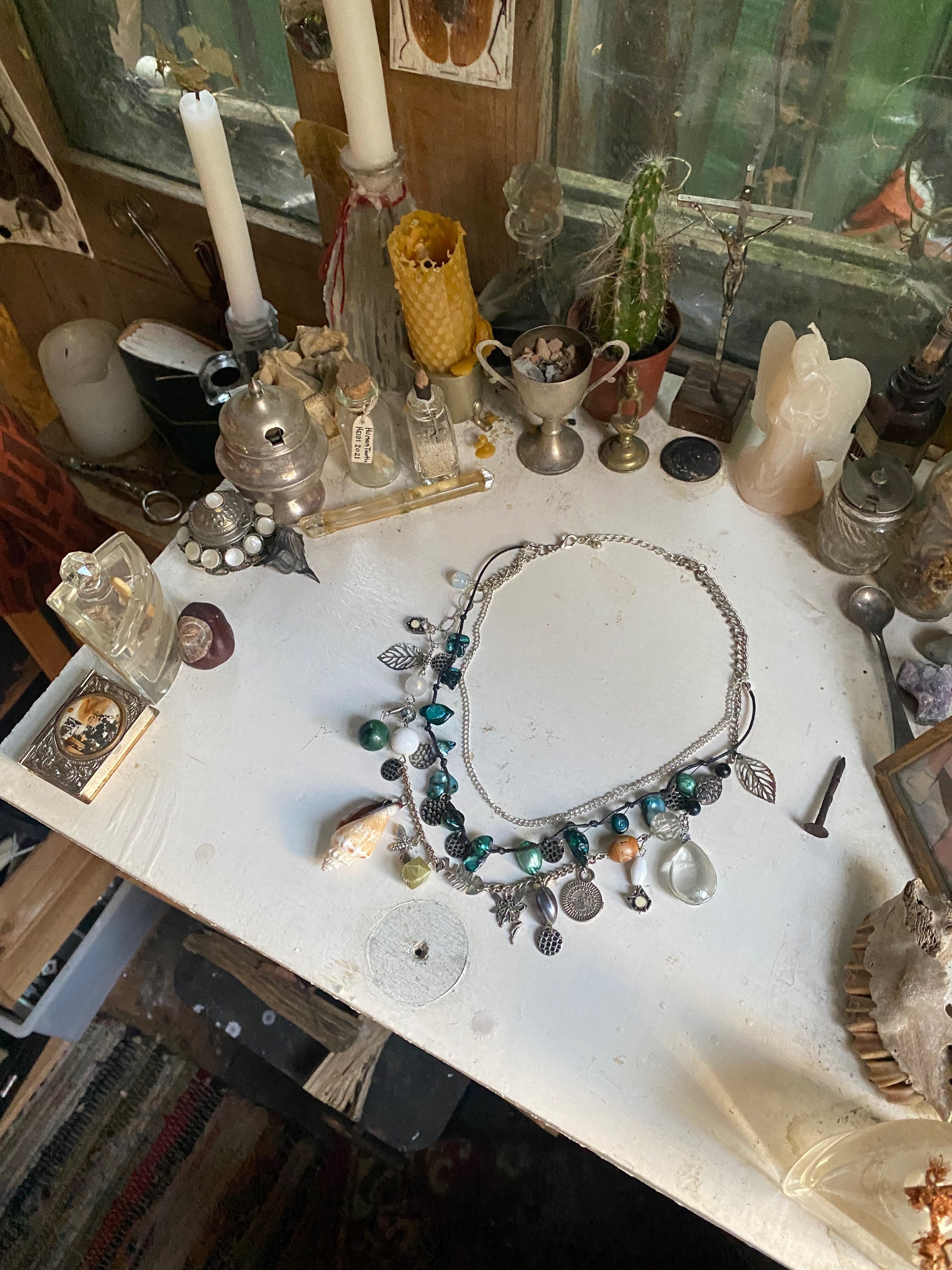 Mermaid Necklace with Chains image 5