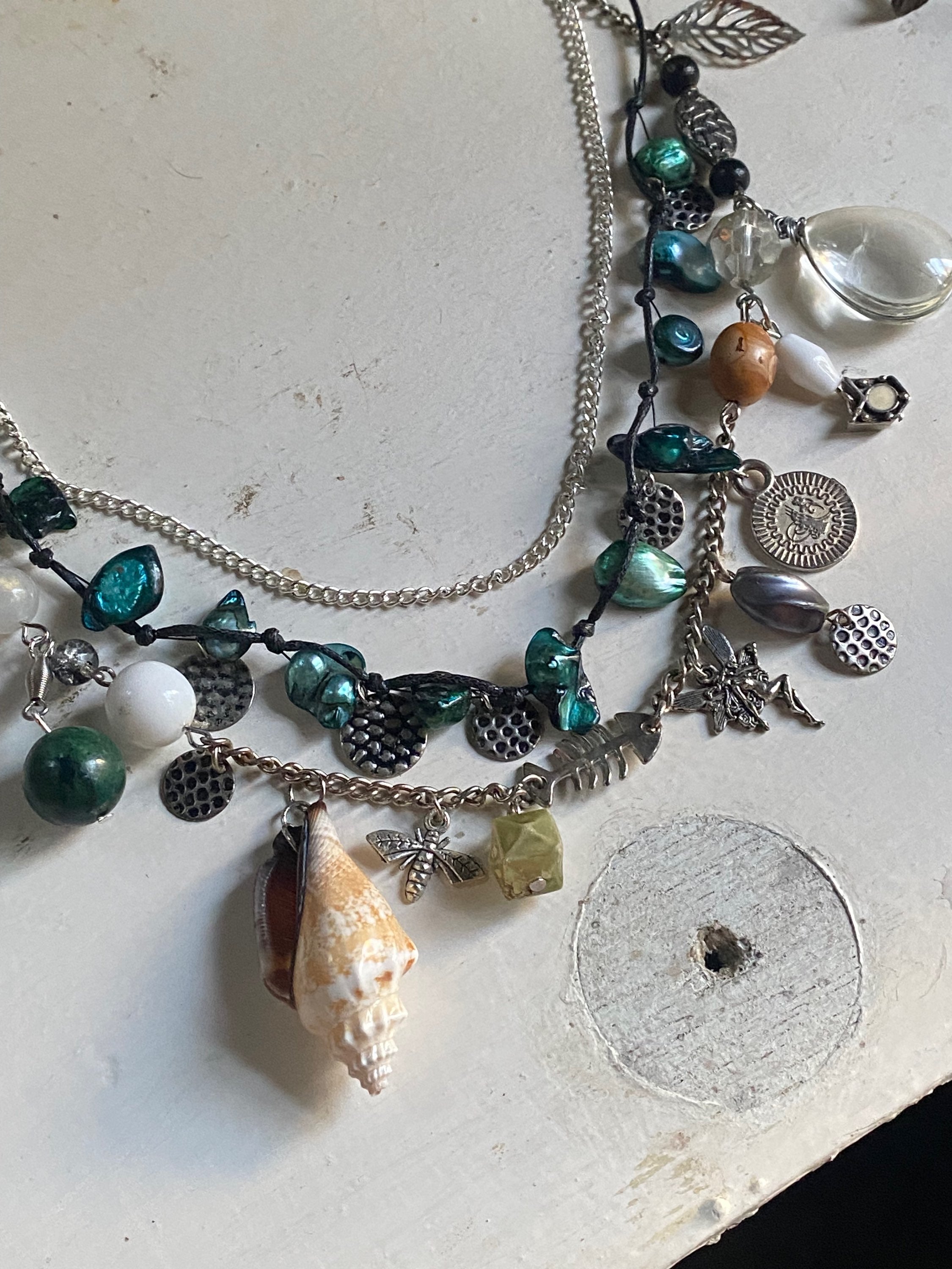 Mermaid Necklace with Chains image 2