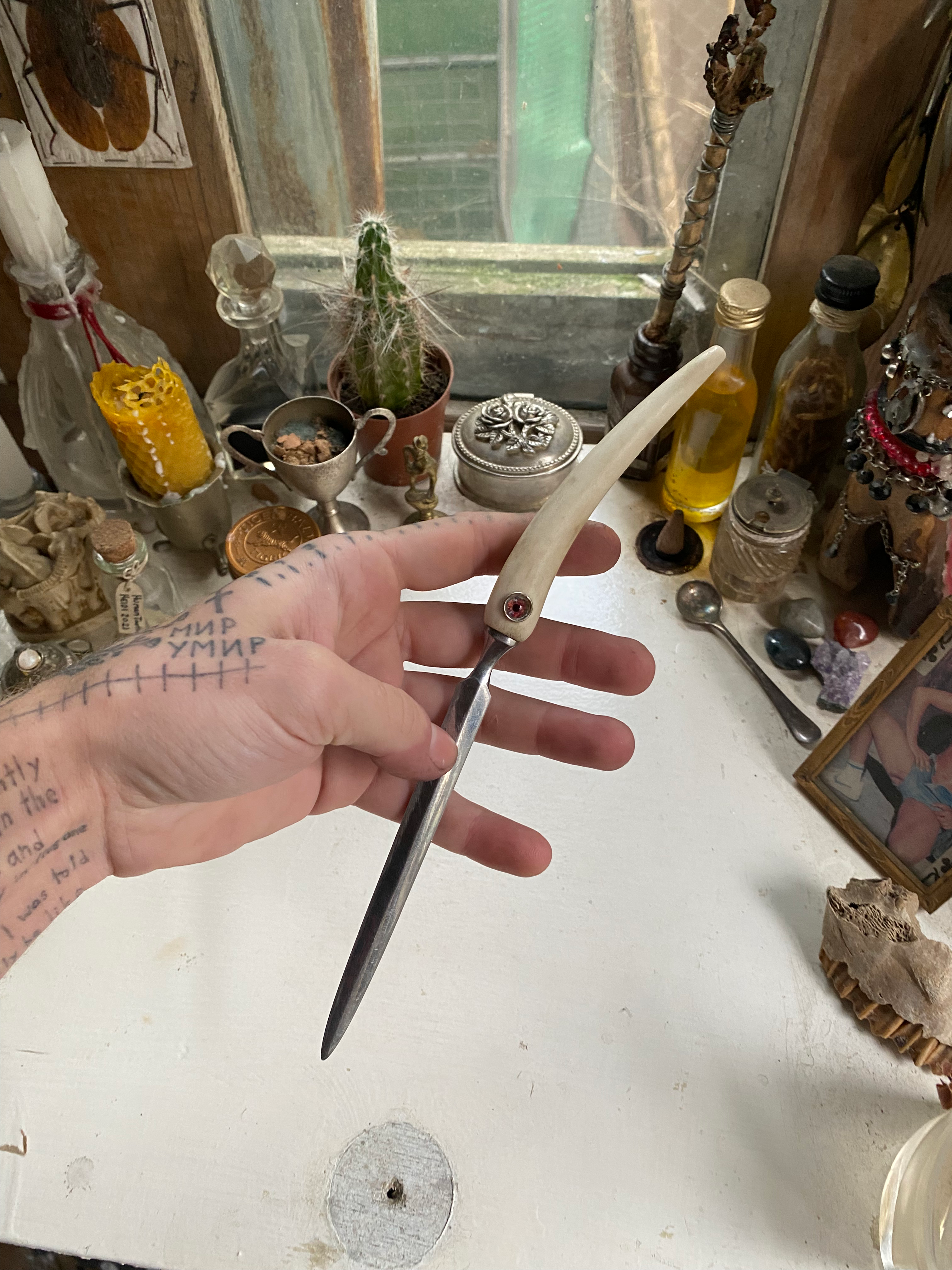 Small Antler Letter Opener image 0