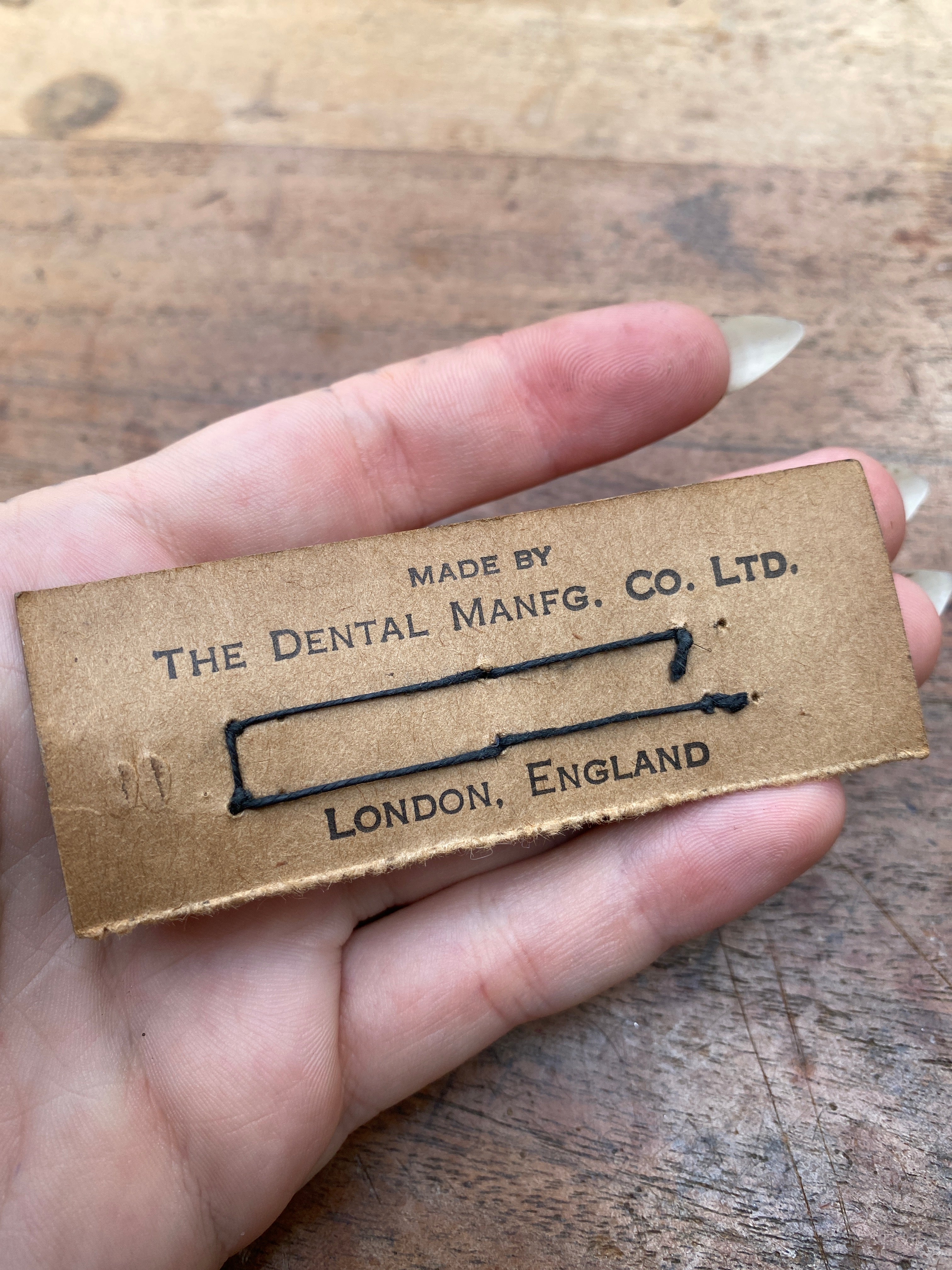Vintage Ceramic Dentist Teeth Set