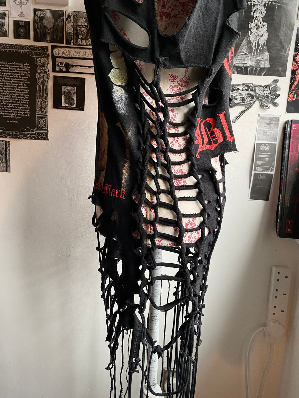 Upcycled ‘Bathory’ T-Shirt Dress
