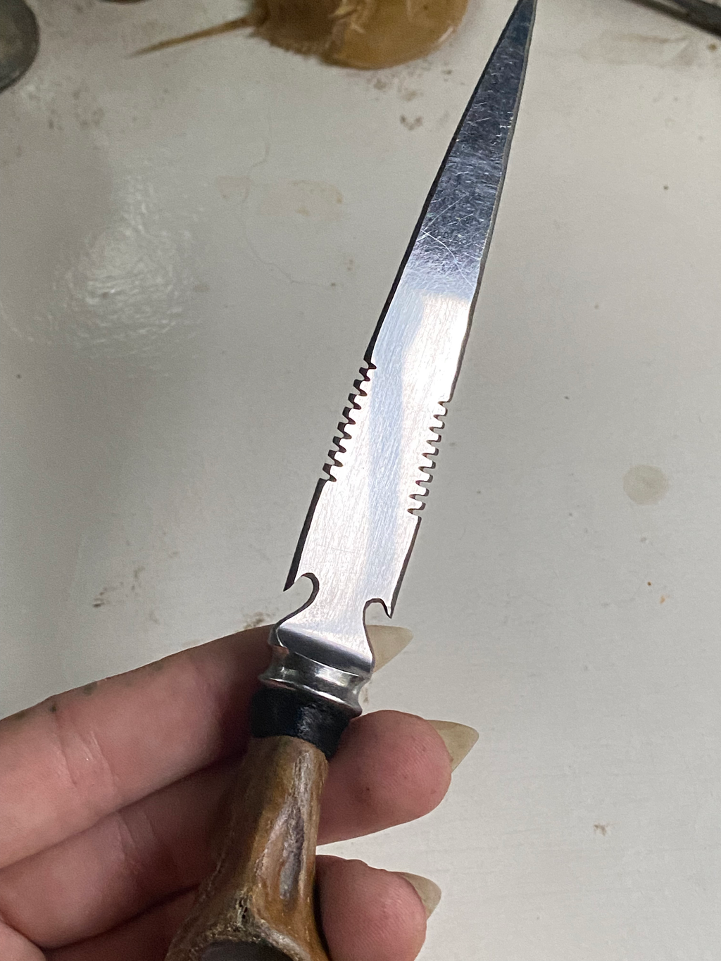 Hip Bone Symmetrical Blade Dagger image 3