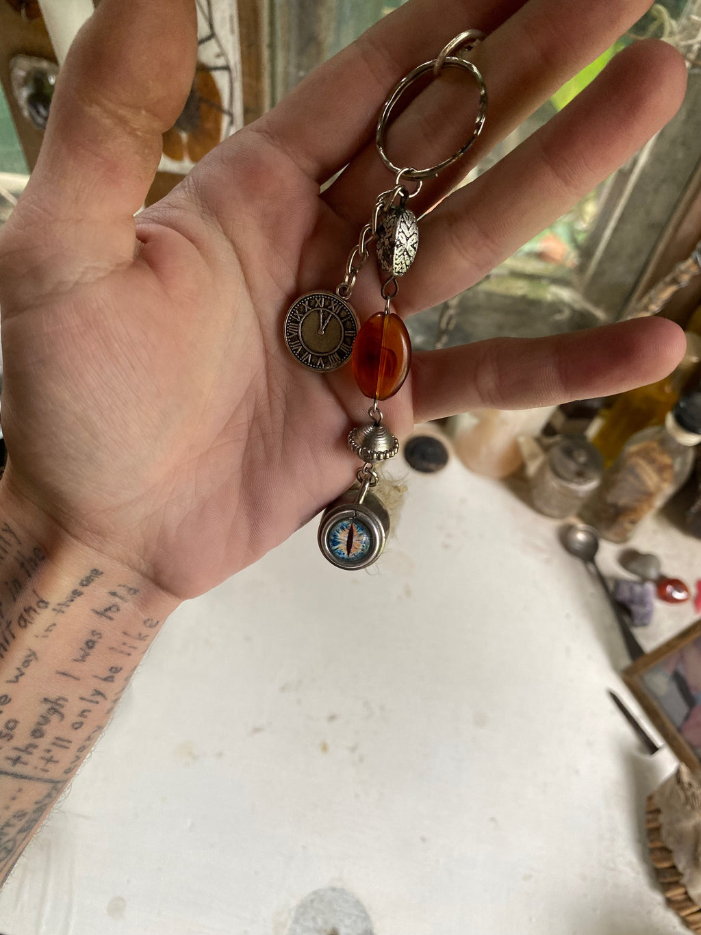 Rabbit Ear and Eye Keychain image 1