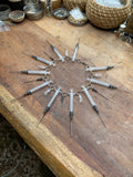 Syringes, Needles and Glass Vials Necklace