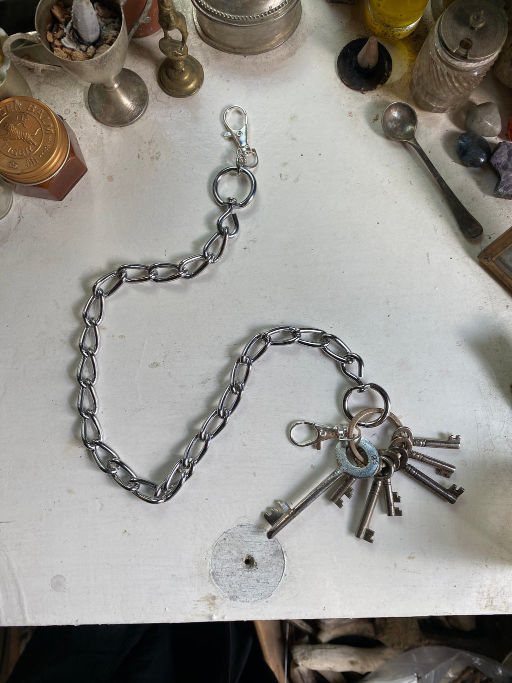 Stainless Steel Belt Chain with Keys image 4