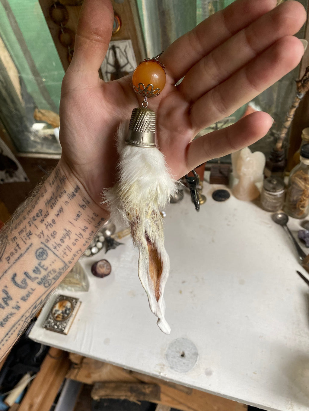 Large Rabbit Ear Keychain image 3