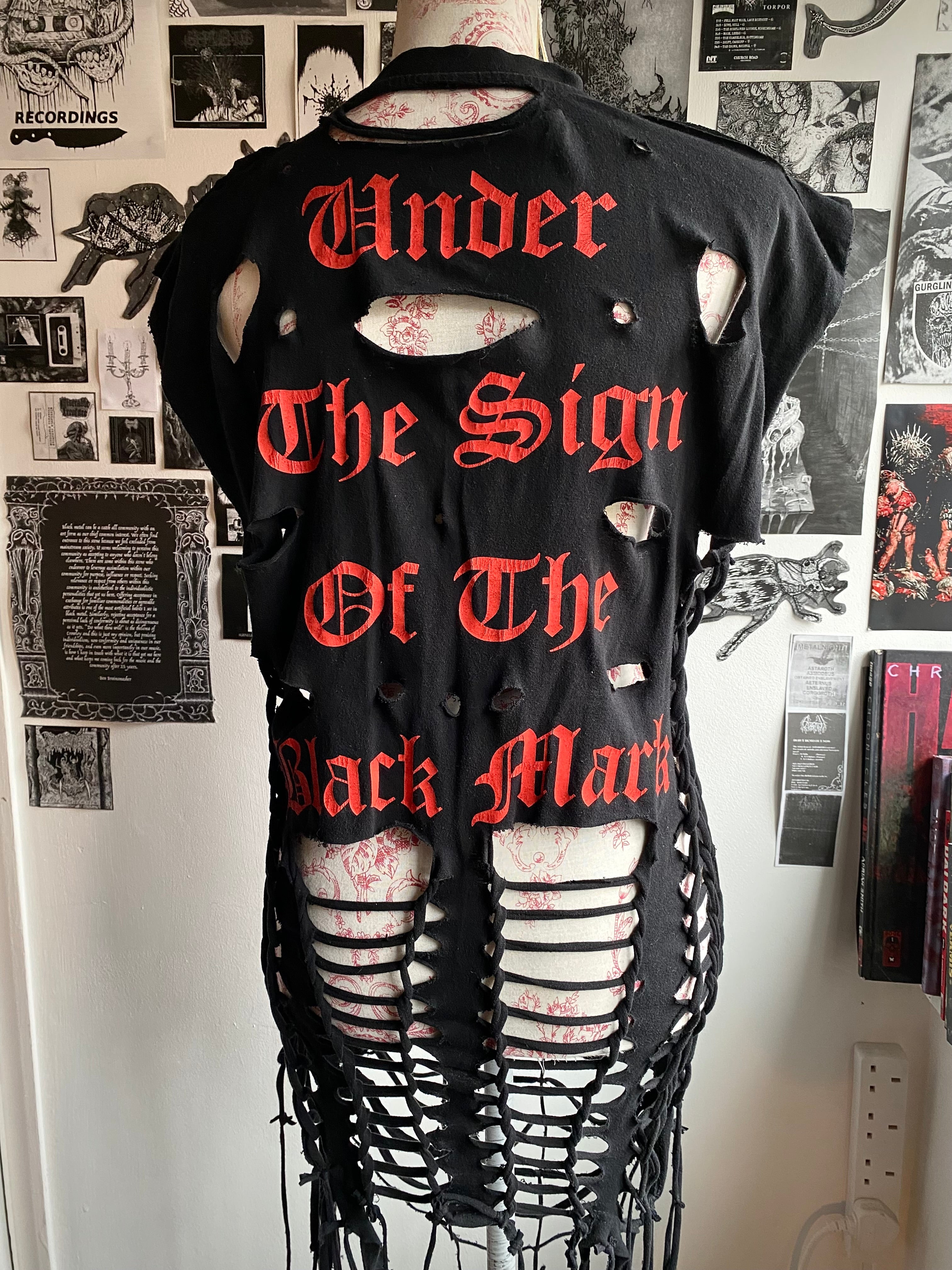 Upcycled ‘Bathory’ T-Shirt Dress