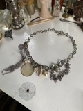 Charms and Seashells on a Chunky Chain Necklace image 0