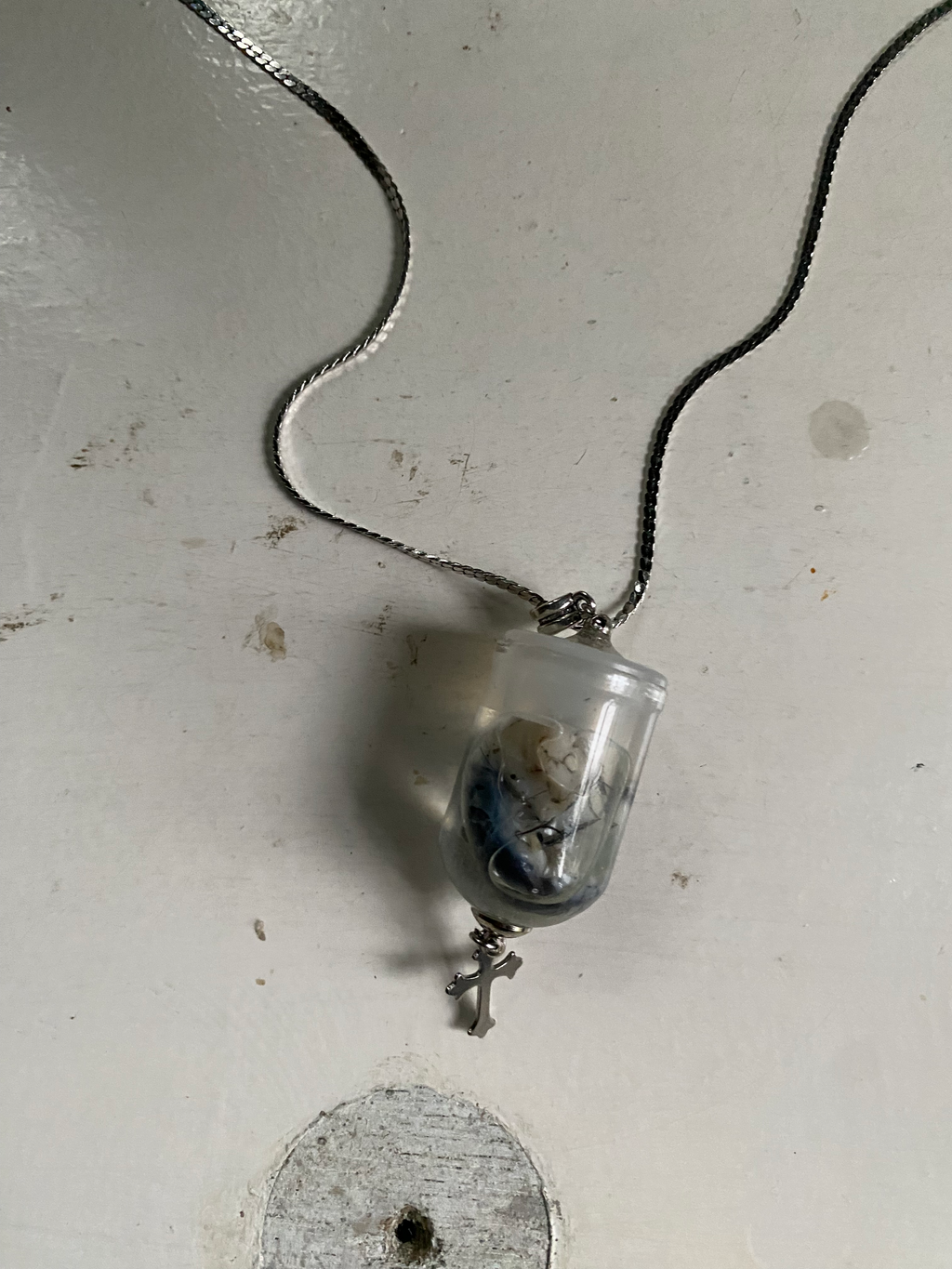 Crow Eyeball Wet Specimen Necklace image 3
