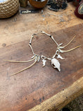 Squirrel Skull and Bones Necklace