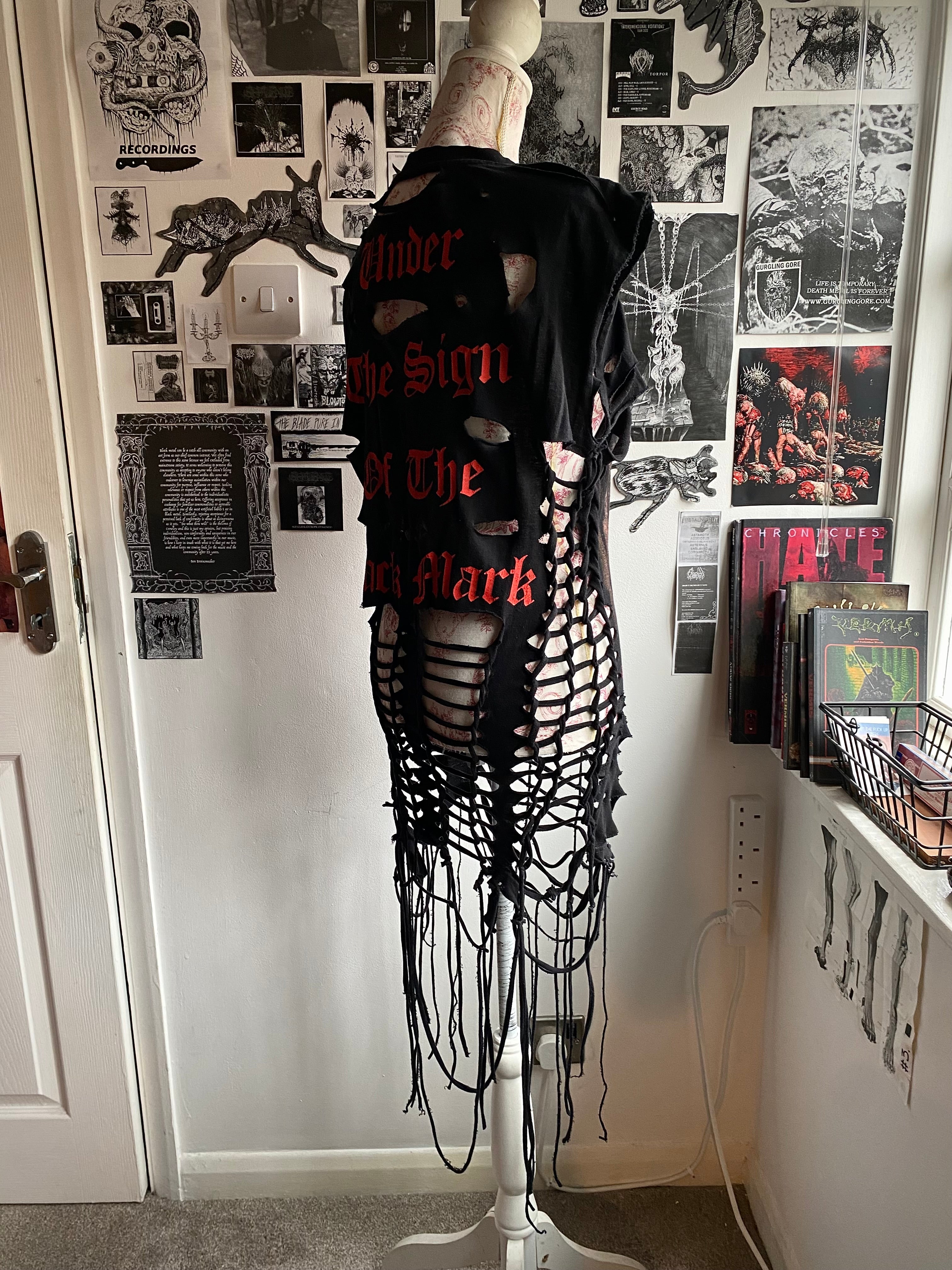 Upcycled ‘Bathory’ T-Shirt Dress