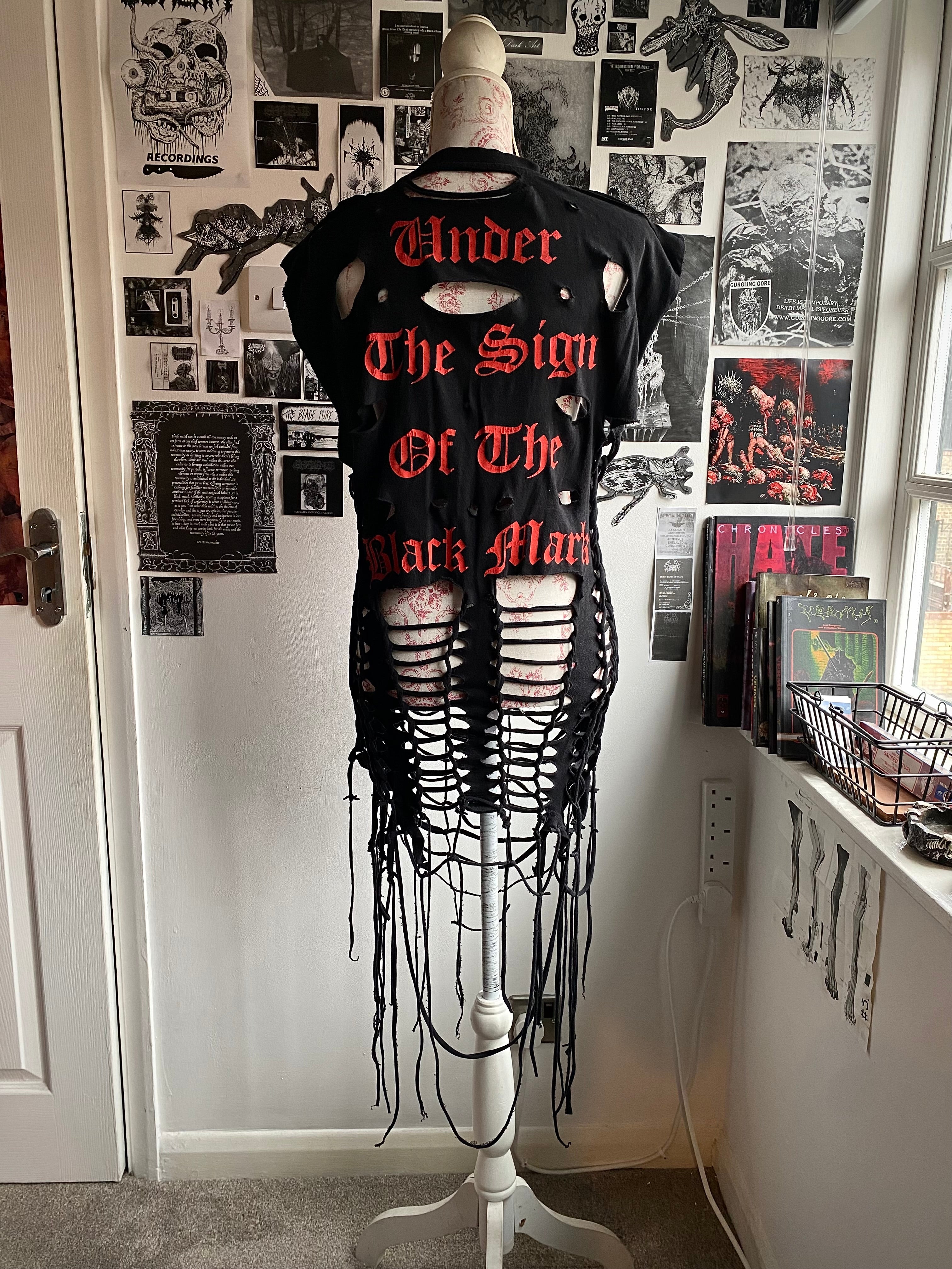 Upcycled ‘Bathory’ T-Shirt Dress
