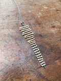 Squirrel Paw and Toe Bones Pendant Necklace