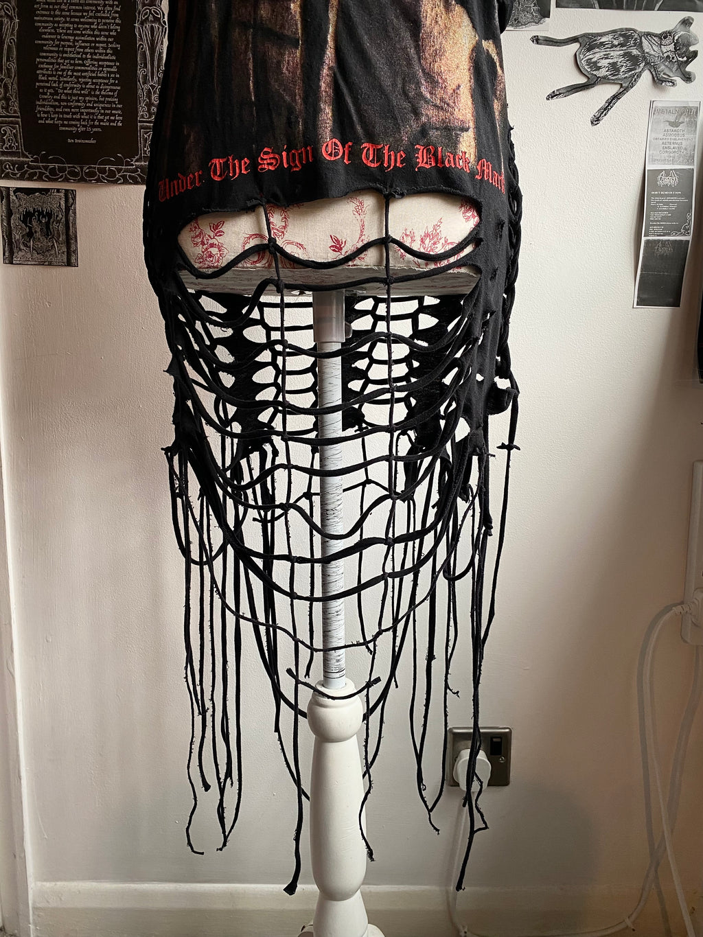 Upcycled ‘Bathory’ T-Shirt Dress