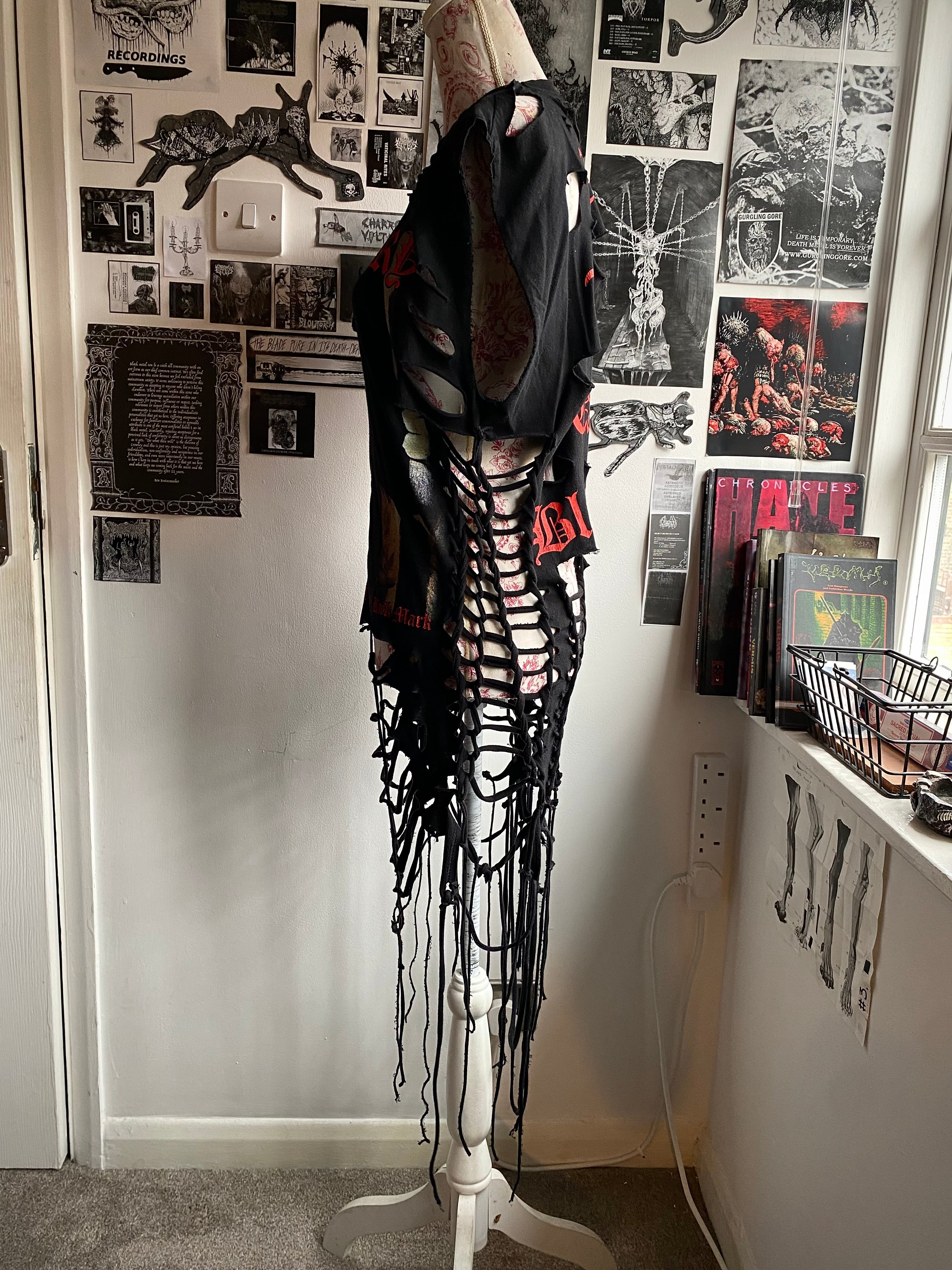 Upcycled ‘Bathory’ T-Shirt Dress
