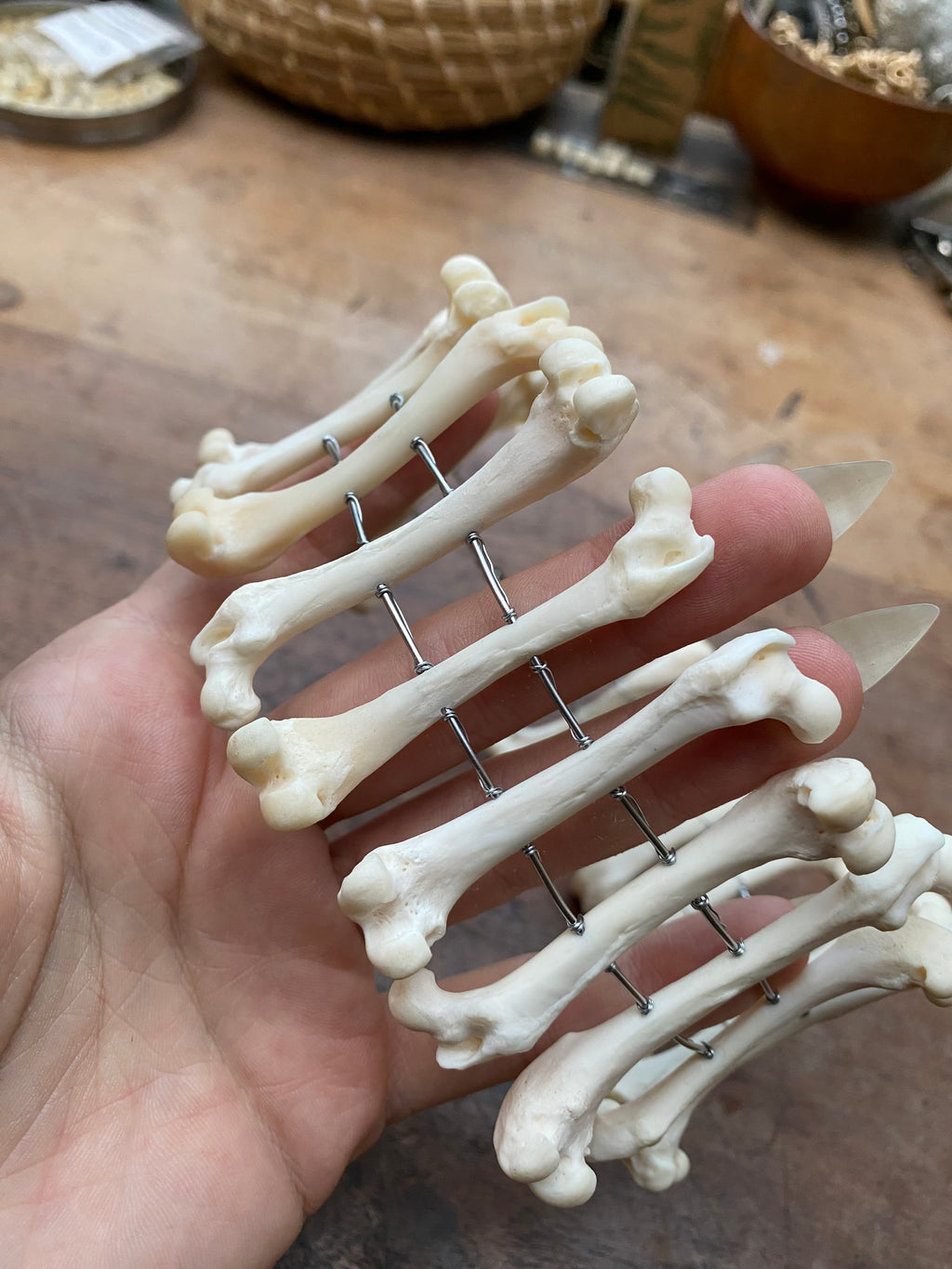 Mink Femurs Wide Choker