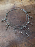Hooks, Barbed Wire and Chains Necklace