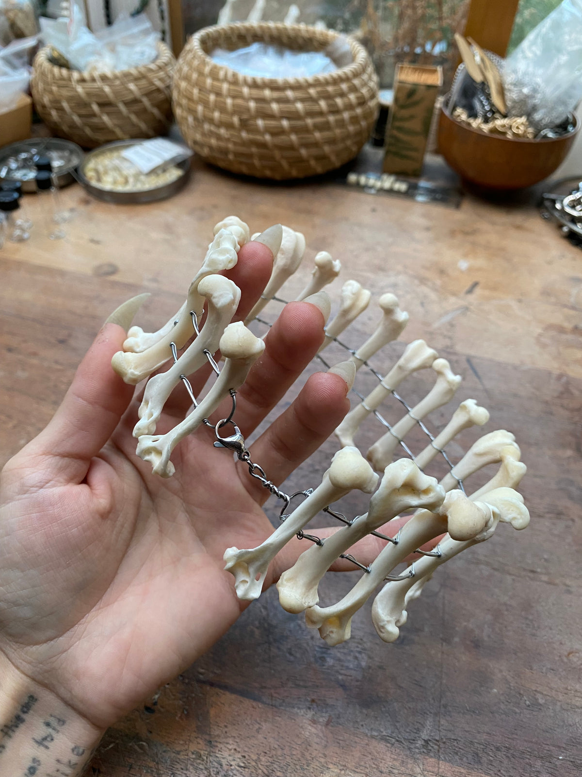 Mink Femurs Wide Choker