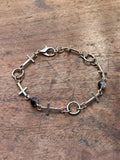 Crosses, Rings and Glass Bead Bracelet