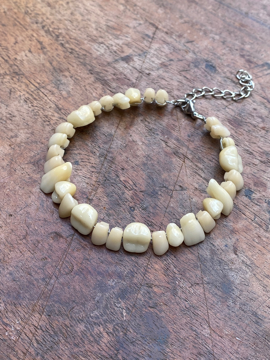 Vintage Dentist Ceramic Teeth Bracelet