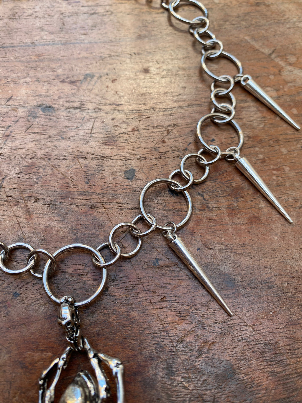 Openable Secret Vial in Spider Pendant Necklace