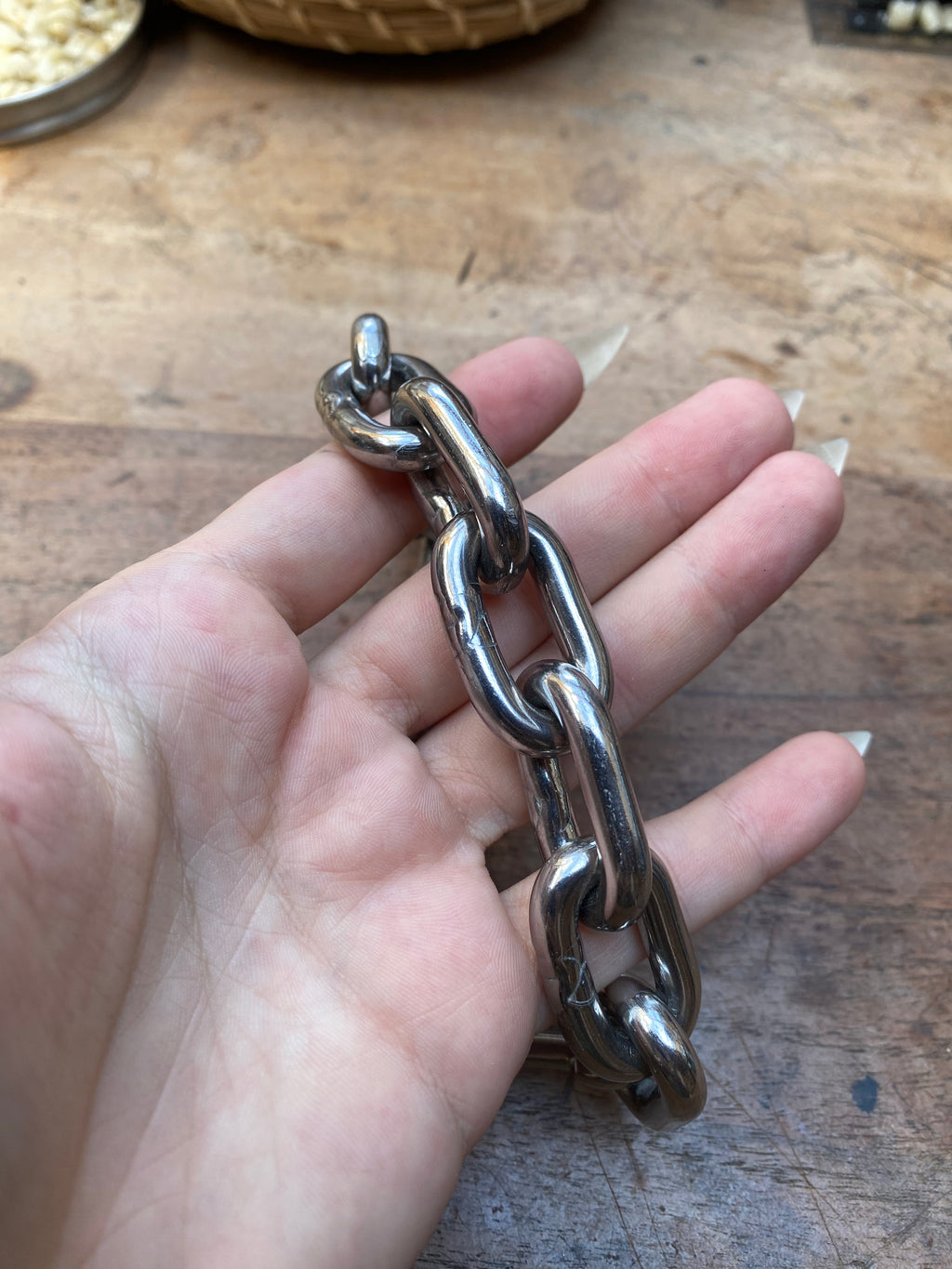 Heavy Stainless Steel Chain Collar