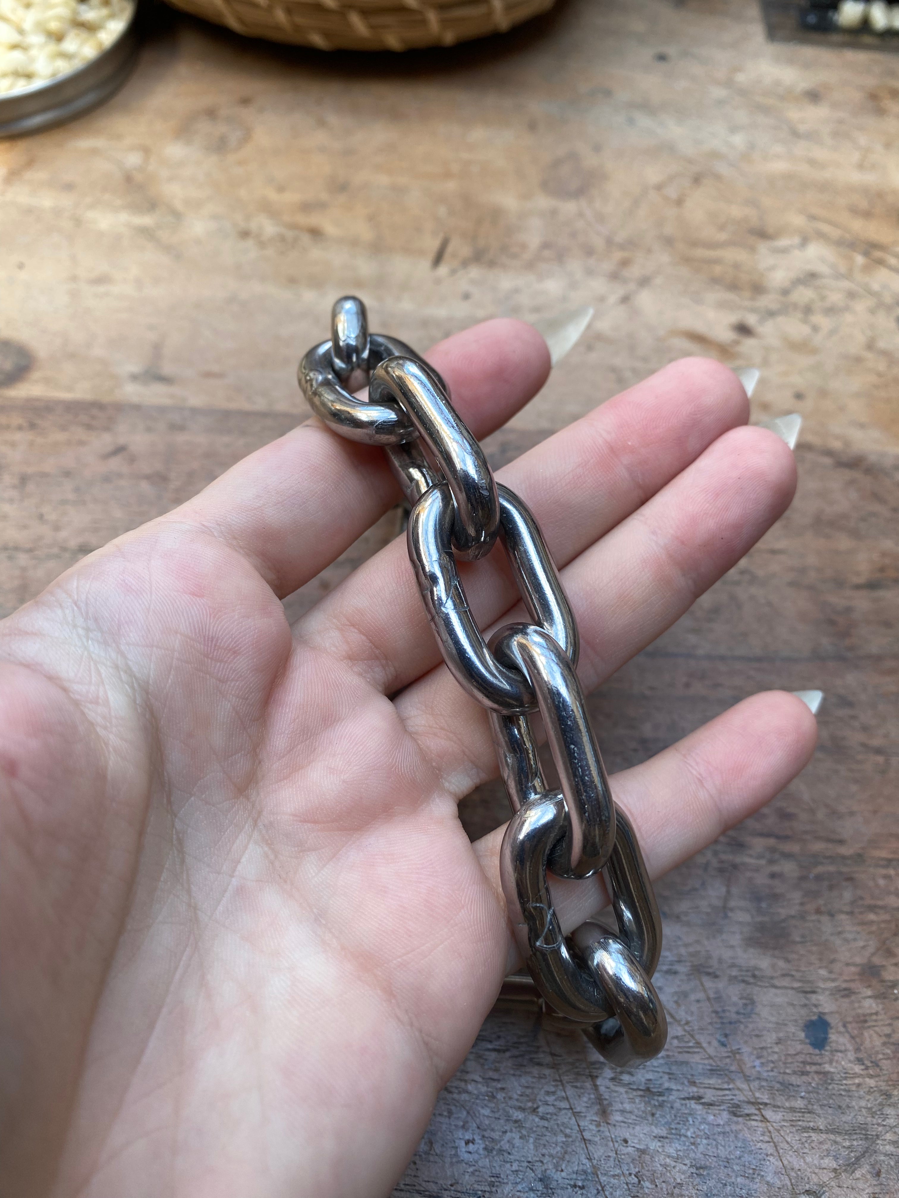 Heavy Stainless Steel Chain Collar
