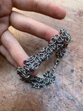 Filigree Stainless Steel Chainmail Bracelet