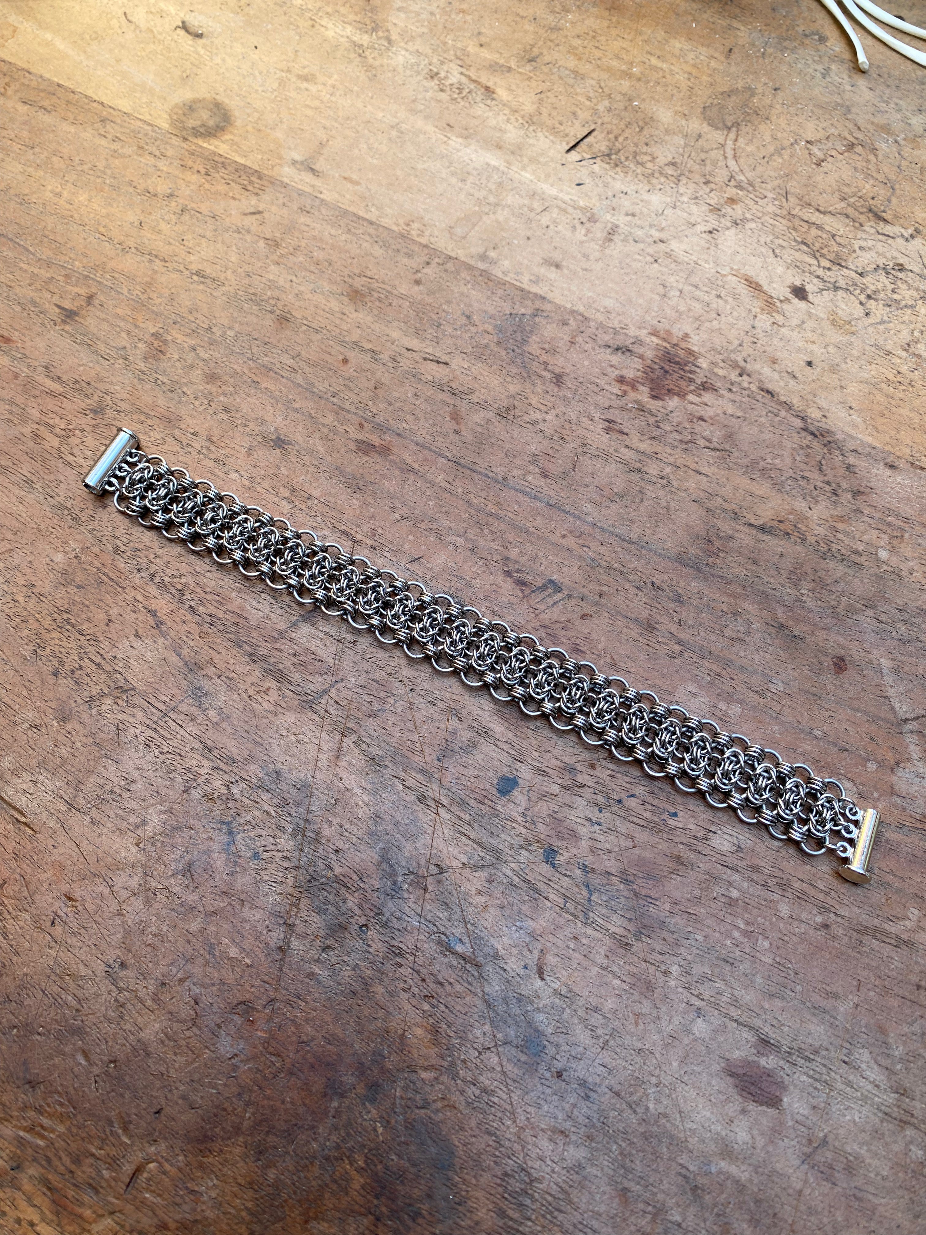 Stainless Steel Chainmail Bracelet