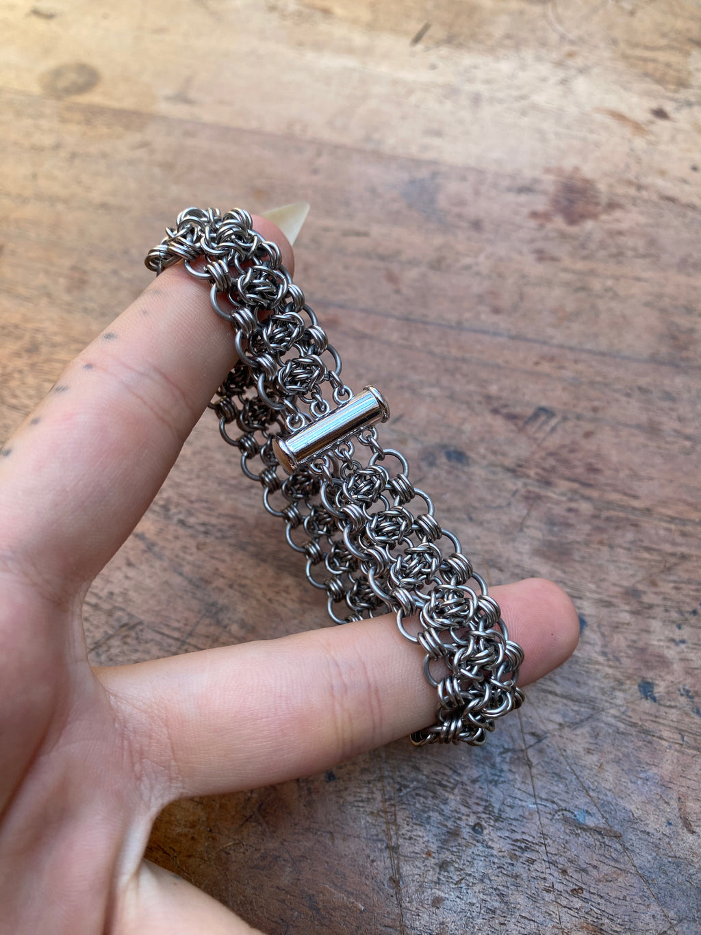 Stainless Steel Chainmail Bracelet