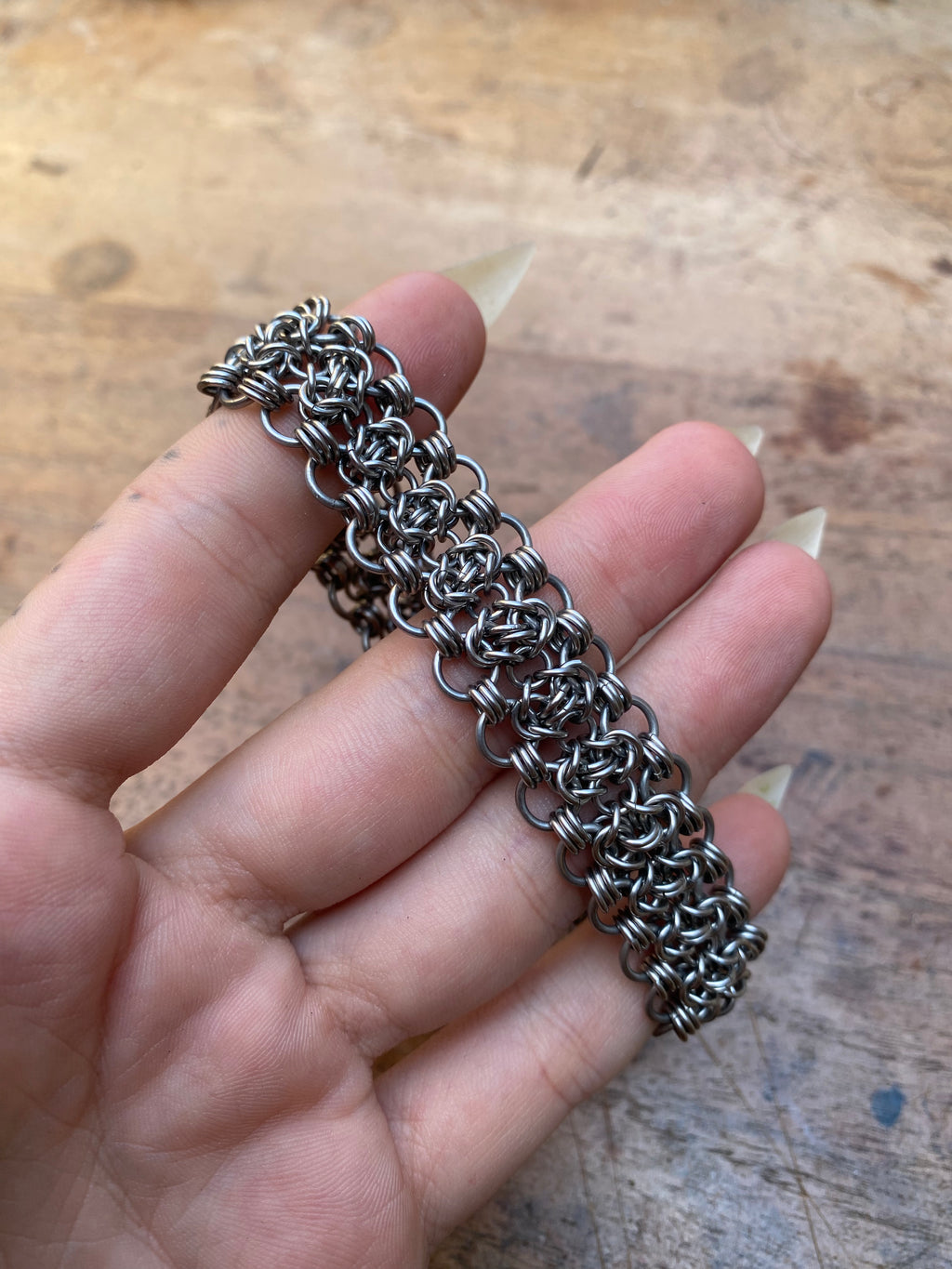 Stainless Steel Chainmail Bracelet