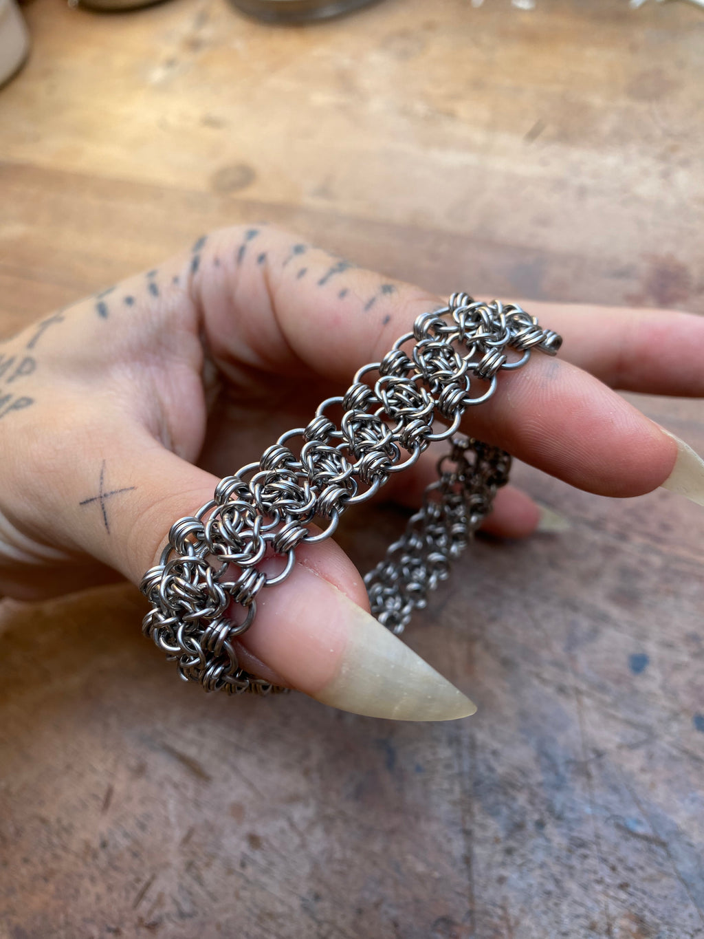 Stainless Steel Chainmail Bracelet