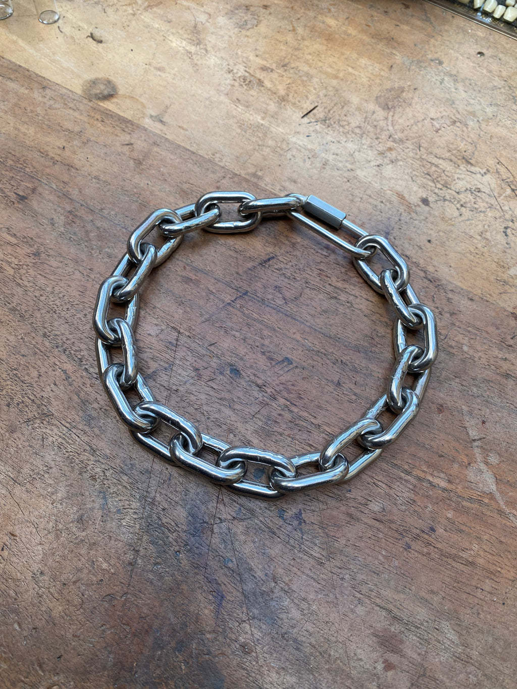 Heavy Stainless Steel Chain Collar