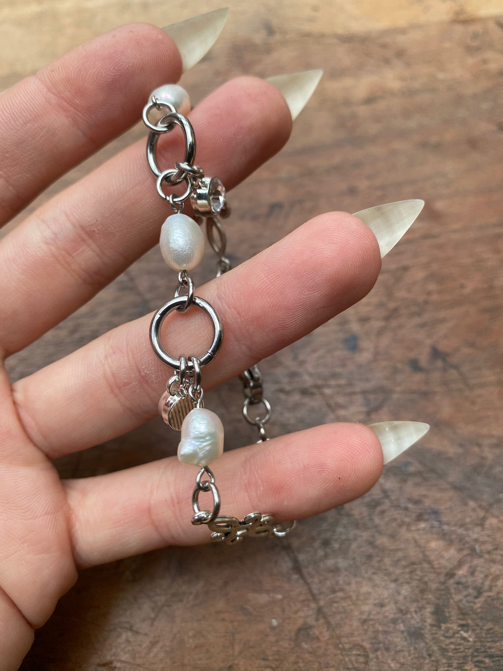River Pearl Filigree Bracelet