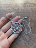 Baphomet Pendant on Chain Necklace