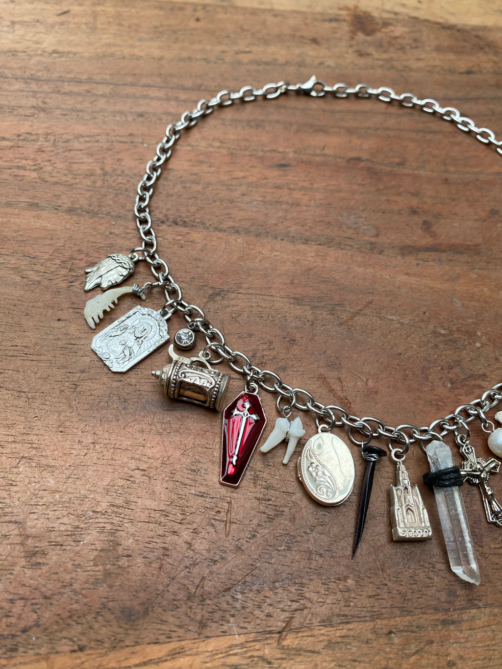 Oddity and Collectible Charms Necklace