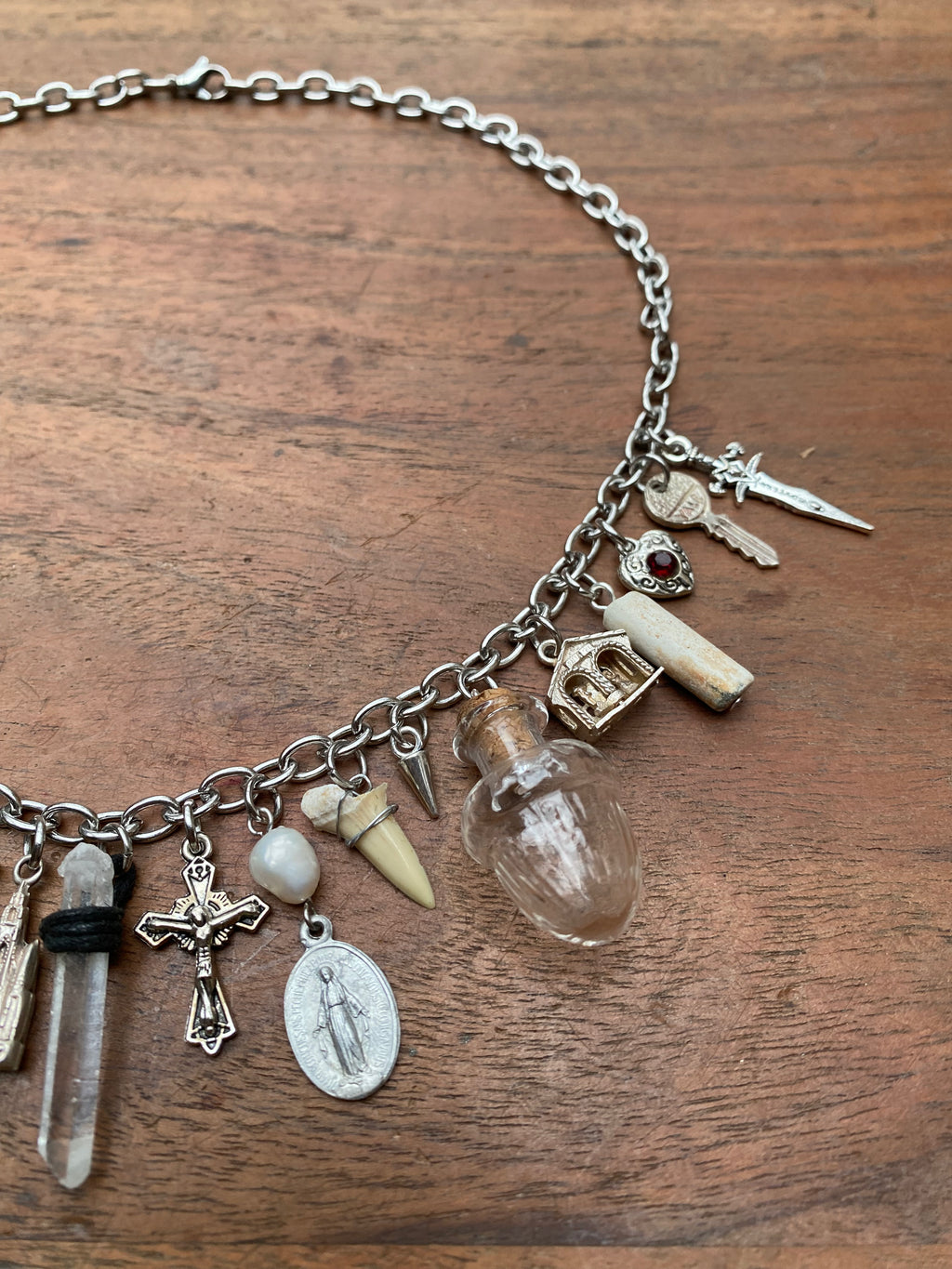 Oddity and Collectible Charms Necklace