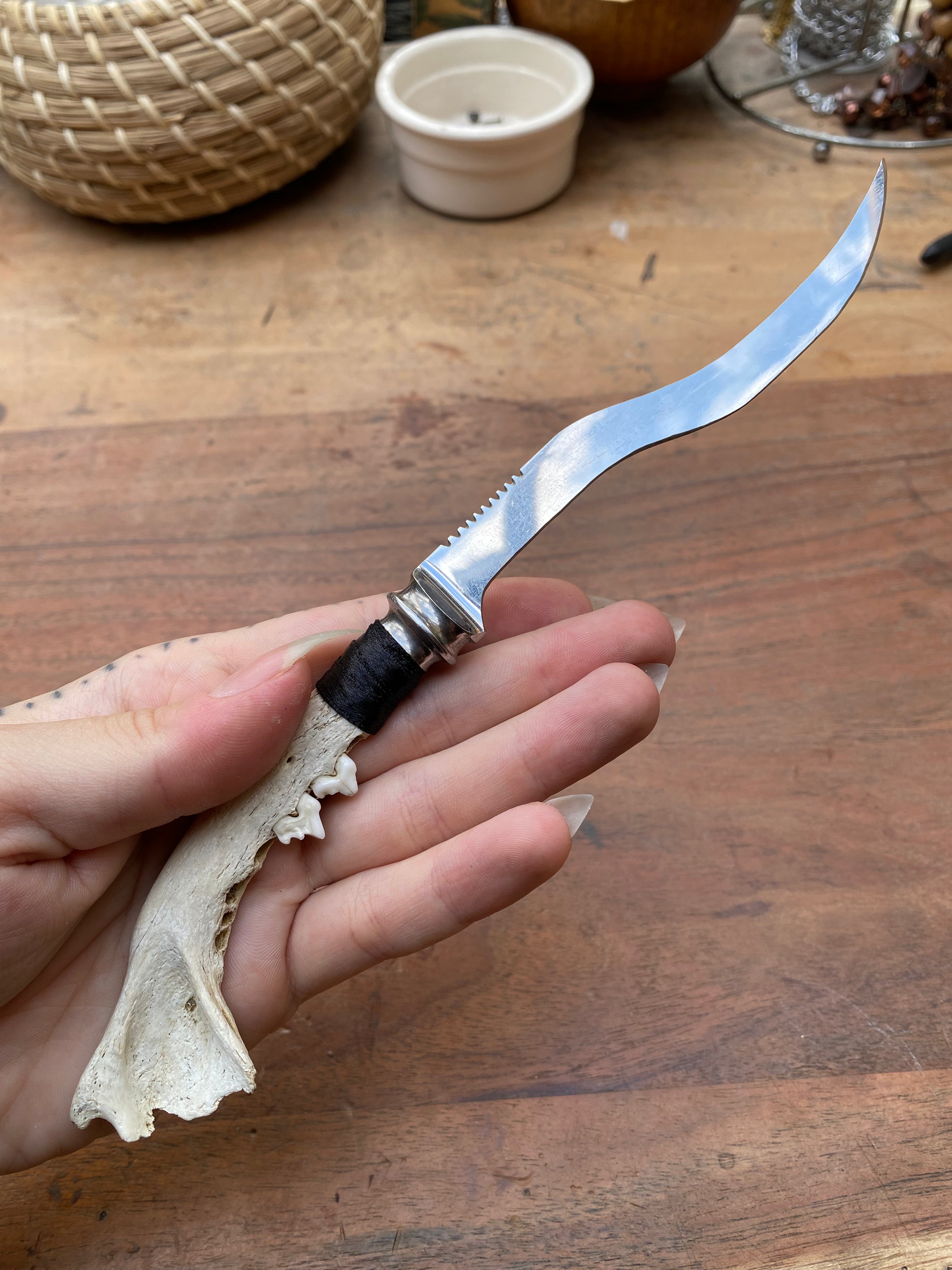 Small Fox Jaw Curved Dagger