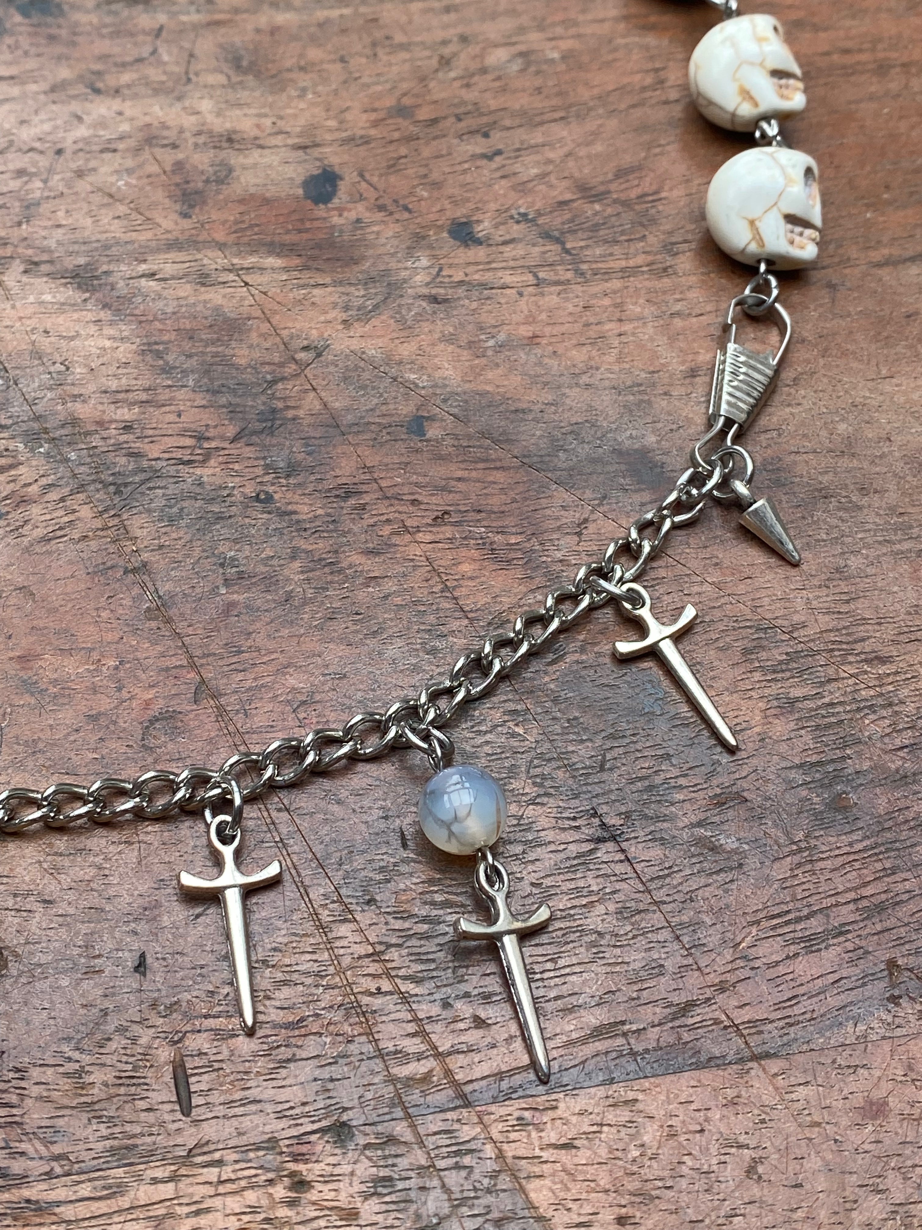 Skulls and Swords Chunky Chain