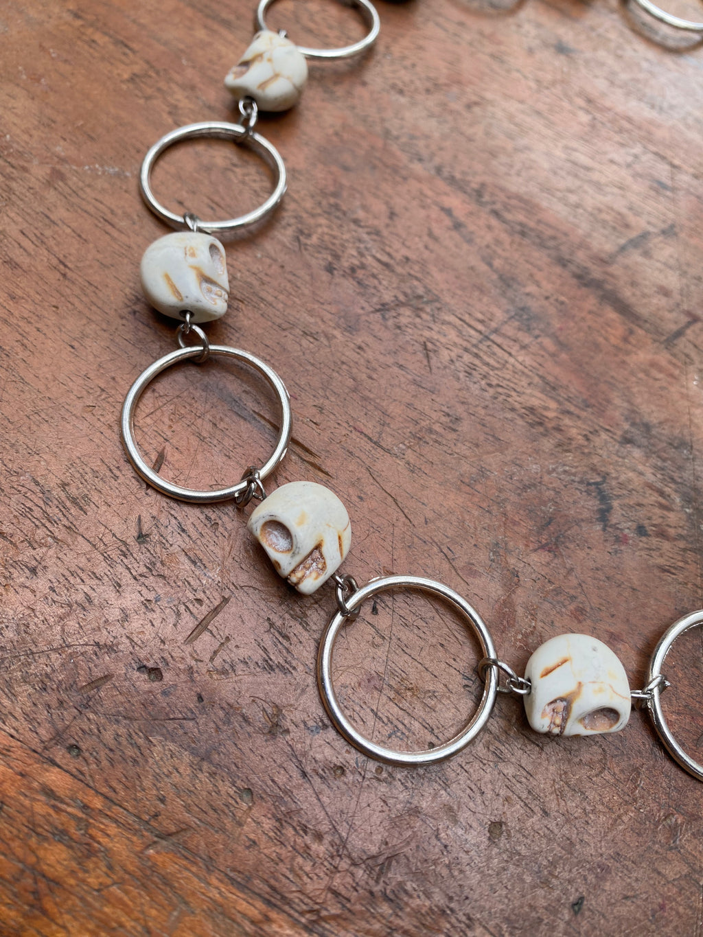 Skulls and Rings Necklace
