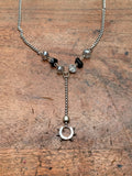 Spike Piercing Ring Necklace